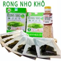 Rong Nho Tách Nhiệt - Tách nước  2 Hộp  + Tặng 1 Chai Nước Chấm Mè Rang 180ml