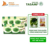 Rong Nho Tách Nước Giàu Dinh Dưỡng Tasami - Gói 35g Xốt Mè Rang - Công Nghệ Tách Nước Tiêu Chuẩn Nhật Bản