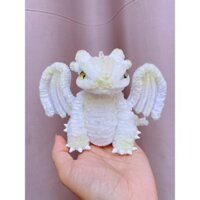 Rồng Toothless Kẽm Nhung - Handmade
