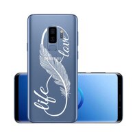 Rỗng Tranh Mềm Mại Ốp Lưng Điện thoại Samsung Galaxy S9 + S9 Plus G9650 G965F 6.2 inch Trường Hợp Dẻo Silicone Bảo Vệ Da nhà ở Túi DIY Paintd ShellCovers Fexible Cao Su Chống Kích Hood [bonus]