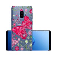 Rỗng Tranh Mềm Mại Ốp Lưng Điện thoại Samsung Galaxy S9 + S9 Plus G9650 G965F 6.2 inch Trường Hợp Dẻo Silicone Bảo Vệ Da nhà ở Túi DIY Paintd ShellCovers Fexible Cao Su Chống Kích Hood [bonus]