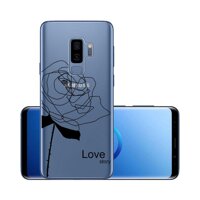 Rỗng Tranh Mềm Mại Ốp Lưng Điện thoại Samsung Galaxy S9 + S9 Plus G9650 G965F 6.2 inch Trường Hợp Dẻo Silicone Bảo Vệ Da nhà ở Túi DIY Paintd ShellCovers Fexible Cao Su Chống Kích Hood [bonus]