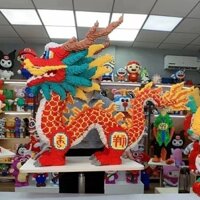 Rồng Trung Quốc khổng lồ tương thích với gạch LEGO