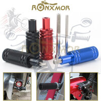 Ronxmor 2 Chiếc Đa Năng Xe Máy Chắn Bùn Đèn Pha LED Đèn Sương Mù Hỗ Trợ Đế M8 / M6 Sửa Đổi Bên Ngoài Hợp Kim Nhôm Giá Đỡ 6mm 8mm