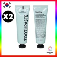 [Rorobell] Kem đánh răng WaWa 100g X2 Kem đánh răng cải ngựa