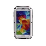 Rorychen Nhôm Kim Loại Ốp Lưng Armour Case dành cho Samsung Galaxy Samsung Galaxy S5 i9600 (Bạc)-quốc tế