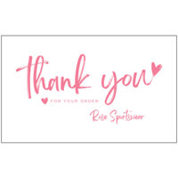 Rose Sportswear Thank you Card