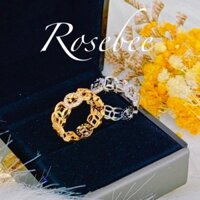 [Rosebee] Nhẫn kim tiền nhẫn đồng xu thu hút tài lộc