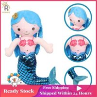 ROSENICE Búp bê nàng tiên cá đáng Đồ chơi trọng Dẻo dai Búp bê nhồi trí Nàng tiên cá Đồ chơi trọng Búp bê nàng tiên cá nhồi dễ thương Đồ chơi nàng tiên cá dễ thương trẻ mới biết đi