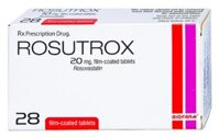 Rosutrox 20mg Biofarm – Điều trị tăng cholesterol máu và phòng ngừa các biến cố tim mạch (hộp 4 vỉ x 7 viên)