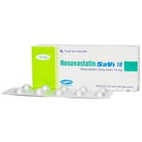 ROSUVASTATIN 10 -US_USP_Rosuvastatin calcium  10mg_Hộp/30V/16_điều trị tăng cholesterol máu nguyên phát