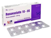 ROSUVASTATIN 10 -US_USP_Rosuvastatin calcium  10mg_Hộp/30V/16_điều trị tăng cholesterol máu nguyên phát