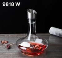 Rót rượu thủy tinh K quai vòi inox 9818W