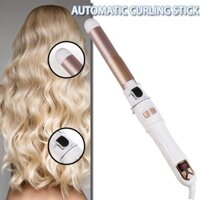 Rotating Electric Curling Iron Automatic Hair Curler Big Waves Hairdressing UK.