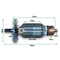 Rotor Máy Cắt Sắt 355mm OSUKA, KAREW Bi 10