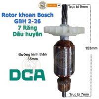 Rotor máy khoan bê tông GBH 2-26 DRE 800w loại 7 răng / Rô máy khoan bê tông Bosch