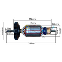 Rotor Máy Khoan Động Lực Bosch GSB 16 RE GSB 550 Hoặc Các Máy Nhái Có Cùng Thông Số