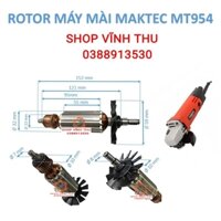 Rotor máy mài Maktec MT954 tặng kèm chổi than