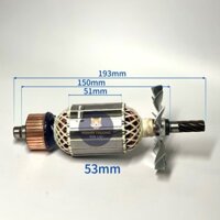 Rotor (ruột) máy cắt nhôm MAKTEC MT230 / MAKITA M2300B