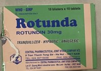 Rotunda 30 H/100 viên (Rotundin 30 mgTHUỐC AN THẦN – GÂY NGỦ – GIẢM ĐAU NGUỒN GỐC THẢO DƯỢC