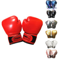 Rotyroya-1 Cặp Unisex Trẻ Em Găng Tay Đấm Bốc Da Giả Thanh Niên Đấm Túi Kickboxing Muay Thái Găng Tay Huấn Luyện Sparring