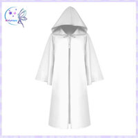 Rotyroya- Áo Hoodie màu trơn thời trung cổ Áo choàng ma cà rồng Cape Devil Phù thủy trẻ em Người lớn Cosplay