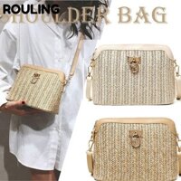 ROULING Túi đeo vai Nữ Boho Túi đựng điện thoại di động Túi đi biển ngày lễ
