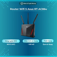 Router Asus RT-AC86u 2 Băng Tần, Chuyên Game, Có Mesh, Qua Sử Dụng - Router Wifi BH Lỗi 1-1 3 Tháng