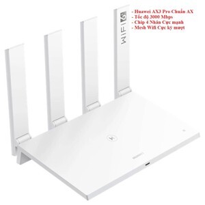 Router - Bộ phát wifi Huawei AX3 Pro