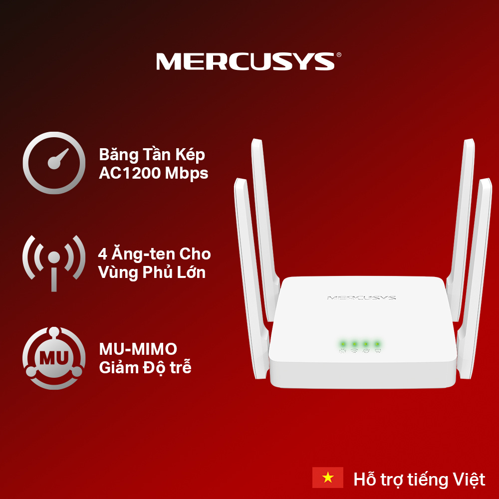 Router - Bộ phát wifi Mercusys AC10