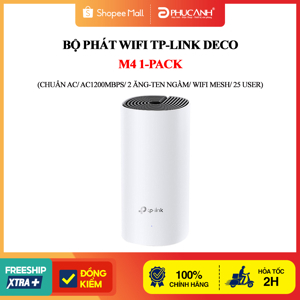 Router - Bộ phát wifi Mesh TP-Link Deco M4 - 2 Pack