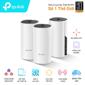 Router - Bộ phát wifi Mesh TP-Link Deco M4 - 3 Pack