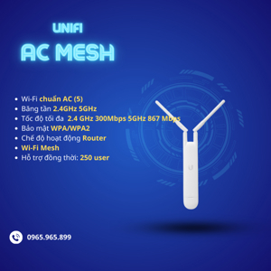 Router - Bộ phát wifi Ubiquiti UniFi AC Mesh