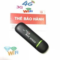 Router usb phát sóng wifi di động Max speed - Wifi tốc độ 3g 4g cho nhiều thiết bị kết nối cùng lúc