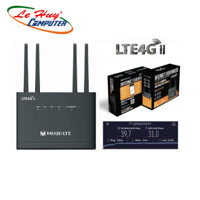 Router Wifi 4G Lte Mixie + 4 anten (dùng xe khách, 32 user, 300Mbps, 4 port) - Chính hãng