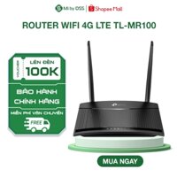 Router Wifi 4g LTE TP-Link MR100 / MR105 Chuẩn N Tốc Độ 300Mbps Chính hãng Bảo hành 24 tháng