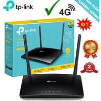 Router Wifi 4G LTE TPLink TL-MR100 (2 anten - 32 user - 2 port) Bảo Hành Chính Hãng 24 Tháng