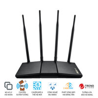 Router Wifi 6 Asus RT-AX1800HP MU-MIMO AiMesh AX1800Mbps Xuyên tường - Hàng Chính Hãng
