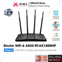Router WiFi 6 ASUS RT-AX1800HP (Hàng chính hãng) - Router WiFi xuyên tường mạnh mẽ