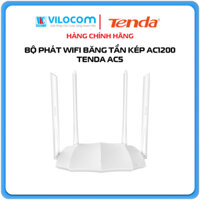 Router Wifi Chuẩn AC1200 Tenda AC5 V3 - Hàng Chính Hãng