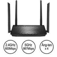 Router Wifi Gaming Asus RT-AC59U V2 Băng tần kép Mumimo AC1500