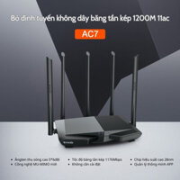 Router Wifi Tenda Ac7 5 Râu Chuẩn Ac 1200Mbps Băng Tầng Kép 2.4G/5G Azdigital Thiết Bị Phát Kiêm Modem Wifi Quay Số Pppo