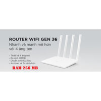 Router wifi Xiaomi Gen 3G R3G V1.0 AC1200Mbps cổng Lan 1Gbps RAM 256MB