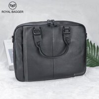Royal Bagger Da Thật Chính Hãng Nam Túi Retro Kinh Doanh Nam Cặp Túi Xách Da Bò Vai Messenger Cặp Đôi 2822