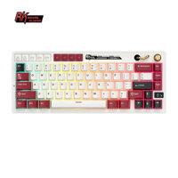 Royal Kludge RK M65 Famicom 66 Key Tri-Mode RGB Có Dây Bluetooth 2.4G Không Dây Có Núm Bàn Phím Cơ