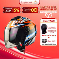 Royal XH01 - Mũ Bảo Hiểm 3/4 Có Kính Màu Basani,Bảo Hành 12 Tháng Chính Hãng, An Toàn, Giá Ưu Đãi