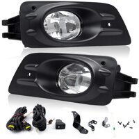 RP Remarkable Power, Fit For 2006 2007 Accord 4DR Clear Fog Light Kit FL7048