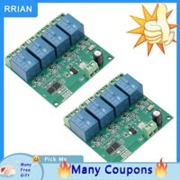 Rrianfo 4 Channel Relay Module ESP8266 Chip WiFi Wireless Control Quad Board for Electronic Equipment