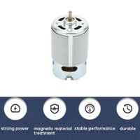 Rs-550 Micro Motor DC 12V Động Cơ Trục Tròn Bộ 22000 RPM Cho Máy Khoan Tay Điện Không Dây Khác Nhau Đồ Chơi Động Cơ DIY