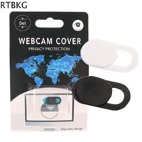 RTBKG Chống hacker Sự bảo vệ 2 màu Nhựa Màn trập nam châm trượt Hình dán nạ Năp ông kinh Ống kính máy tính xách tay Chống hacker Voyeur Sự riêng tư Bìa Web Cam Nắp bảo vệ ống kính Nắp máy ảnh